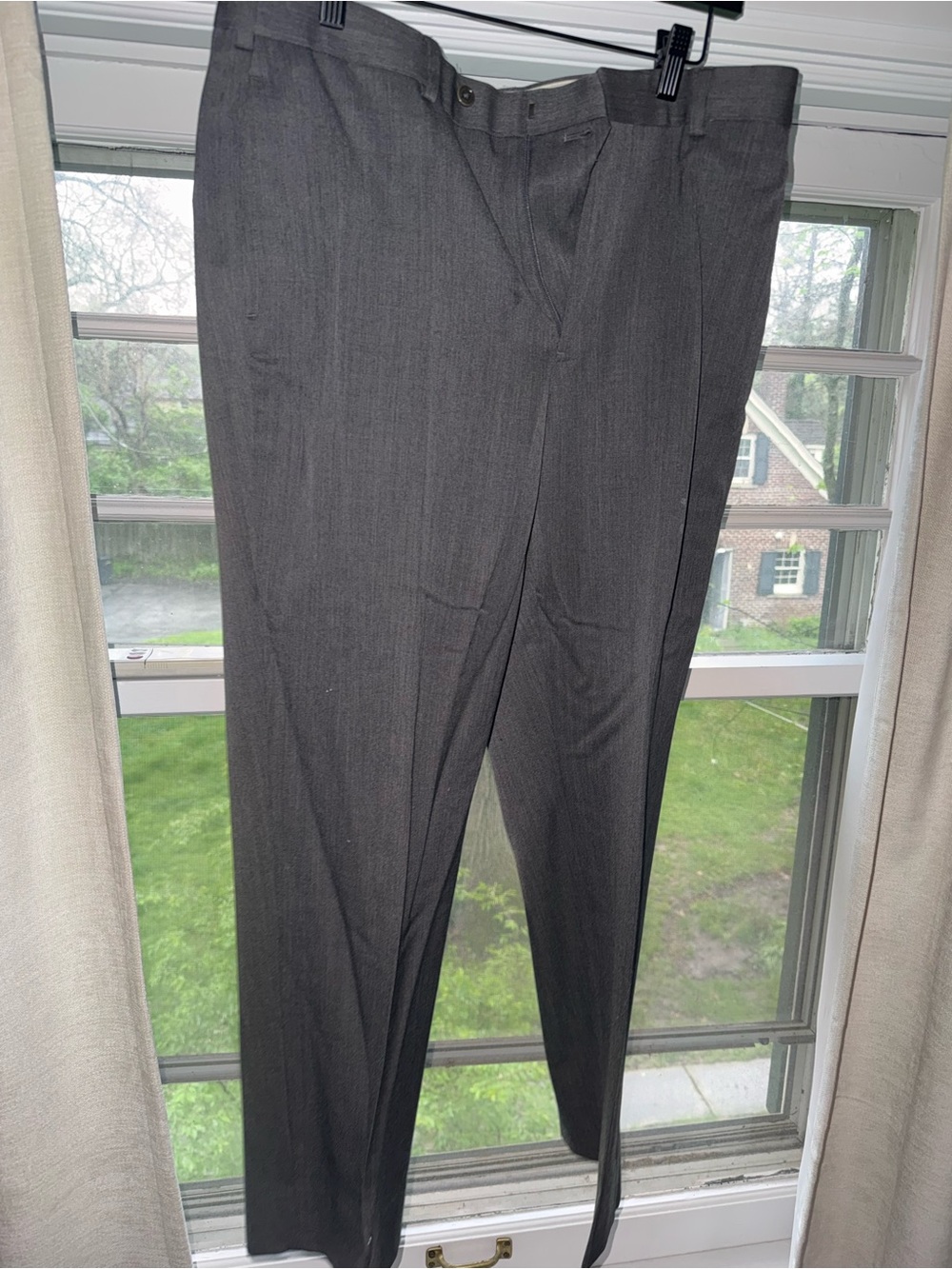 Madison Men's Dress Pants - Charcoal
